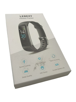 Opaska sportowa zegarek Smartwatch LEBEXY Fitness Tracker HR jasno szary