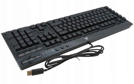 Klawiatura membranowa Corsair K55 Pro RGB układ QWERTZ(DE)
