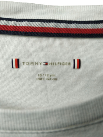 Bluzka chłopięca TOMMY HILFIGER Rozmiar 140/152 BIAŁA
