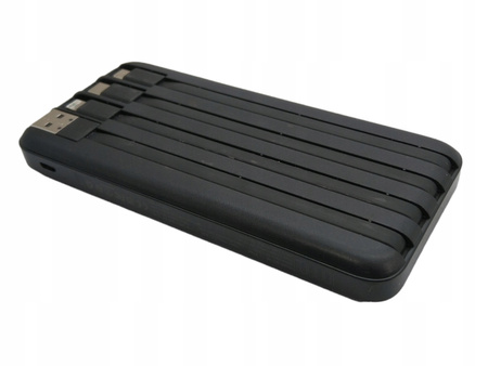 POWERBANK CHARMAST W1148 10000mAh 4 Kable