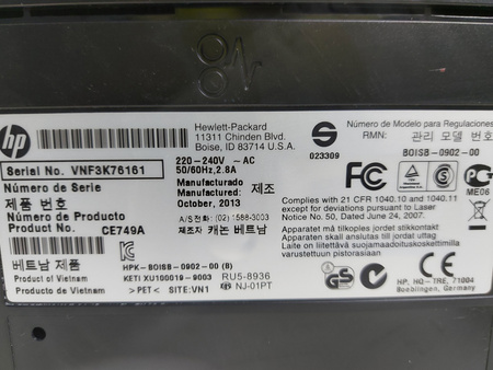 Drukarka LaserJet HP P1606dn Przebieg 34029 stron