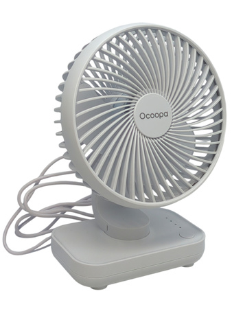 Wentylator Ocoopa D606U mini USB 3600mAh 4-14h biały