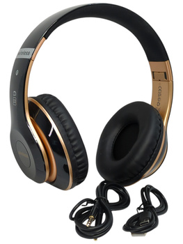 Słuchawki bezprzewodowe 6S Bluetooth 5.0 nauszne 40h MP3