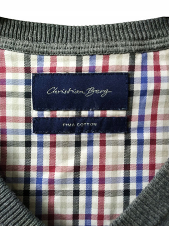 SWETER MĘSKI CHRISTIAN BERG ROZMIAR S SZARY