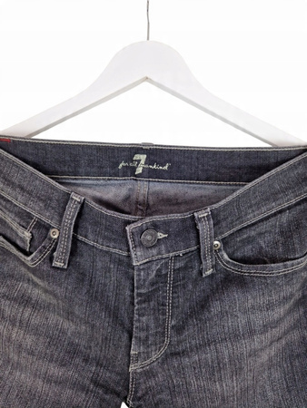7 For All Mankind Jeansy Damskie Granatowe XS