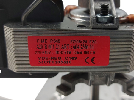 WENTYLATOR TERMOOBIEGU DO PIEKARNIKA AEG BSK778380T