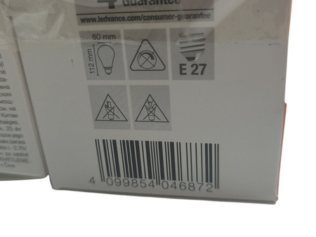 Zestaw 10 żarówek Osram LED Classic A40 4,9W 2700K E27