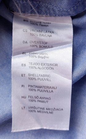 KOSZULA MĘSKA MARC O'POLO ROZMIAR 40 NIEBIESKA