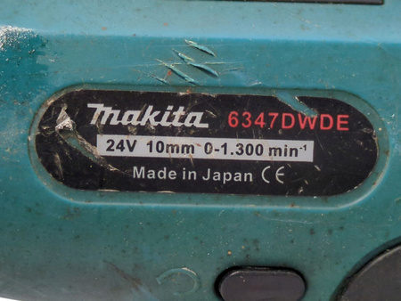Zestaw 2 x Wiertarko-wkrętarki Makita 6347DWDE 24V