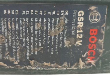 Wkrętarka akumulatorowa Bosch GSR 12-2V Professional + Walizka
