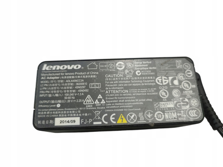 Oryginalny zasilacz laptopowy Lenovo ADLX45NCC3A 45W