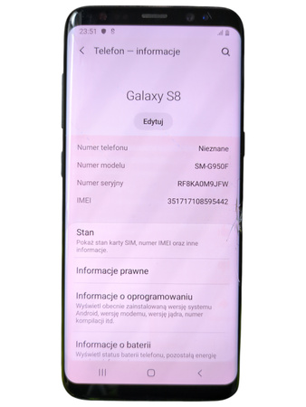 Smartfon Samsung Galaxy S8 SM-G950F 64GB 4GB RAM Super AMOLED IP68