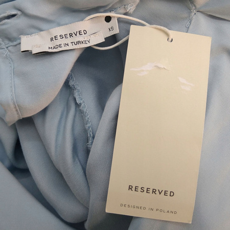 BLUZKA DAMSKA RESERVED ROZMIAR XS NIEBIESKA