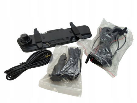 Wideorejestrator lusterko + kamera cofania