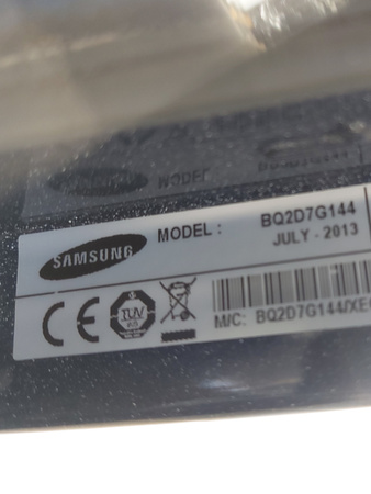 Piekarnik Samsung BQ2D7G144 65L Dual Cook czarny czyszczenie parowe
