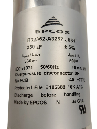 Kondensator EPCOS B32362-A3257-J031