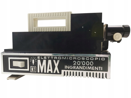 Zabytkowy mikroskop Elettro Microscopio Max M2 Max 20.000