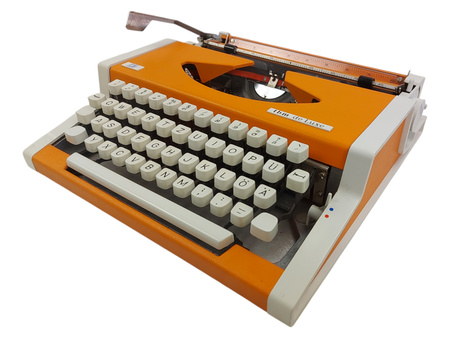 Zabytkowa maszyna do pisania UNIS tbm de Luxe QWERTZ DE