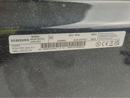KUCHENKA MIKROFALOWA MIKROFALA WOLNOSTOJĄCA SAMSUNG MS2BF303TAS 28L 1000W