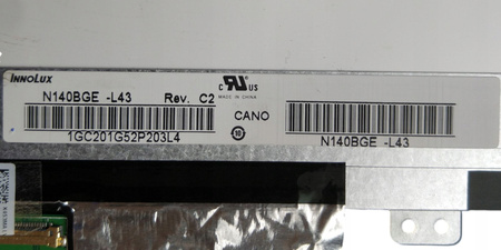 Matryca InnoLux N140BGE-L43 14" 1366x768px