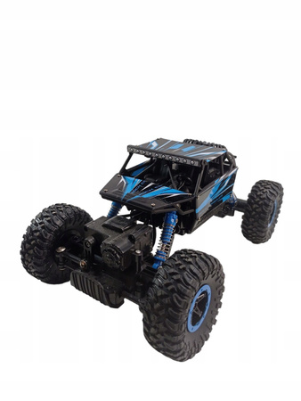 Samochód zdalnie sterowany Rock Crawler 4WD 1/18 Niebieski