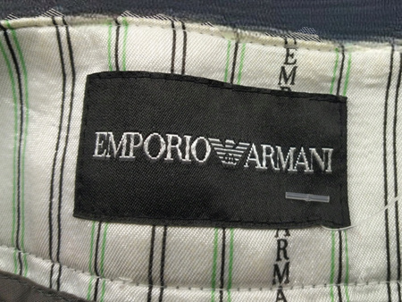 SPODNIE DAMSKIE W PASKI EMPORIO ARMANI ROZ.46