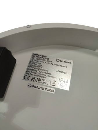 Lampa sufitowa LED WiFi Ledvance ORBIS DISC 25W inteligentna IP44