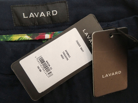 Spodnie męskie Jogger Navy LAVARD Rozmiar 50/88 CZARNE