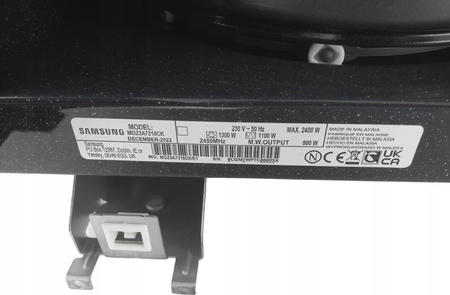 Kuchenka mikrofalowa Samsung MG23A7318CK 800W 23l