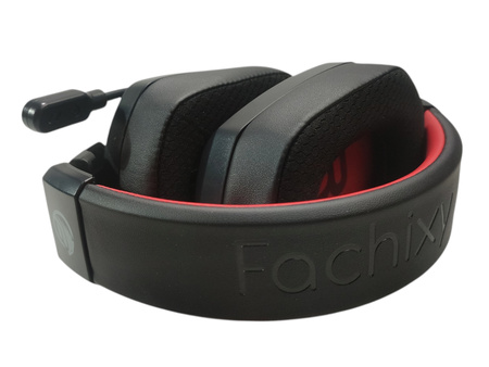 Słuchawki bezprzewodowe nauszne z mikrofonem Fachixy FC-300 GAMINGOWE LED