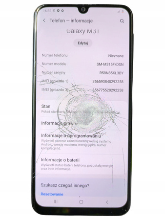 Smartfon Samsung Galaxy M31s SM-M315F Niebieski