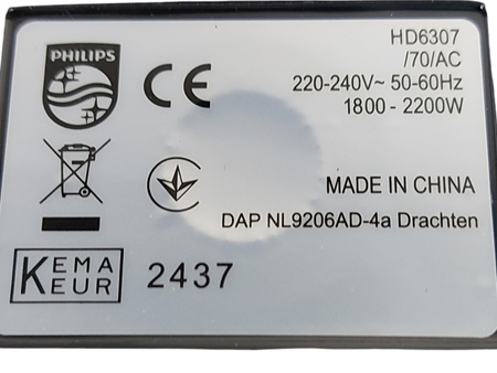 Grill elektryczny Philips Series 7000 HD6307/70 czarny 2200W