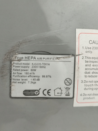 Oczyszczacz powietrza KJG KJG220 KJG220TD01A TD01A