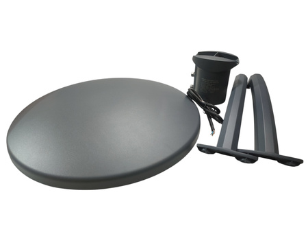 LEDVANCE Oprawa zewnętrzna parkowa, URBAN LTRN V 59W symetryczna szara