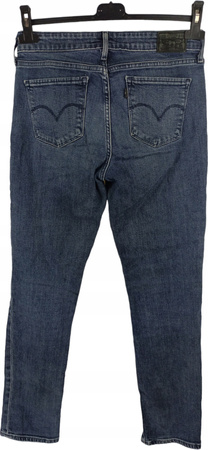 SPODNIE JEANS DAMSKIE LEVI STRAUSS ROZMIAR 28/30 GRANATOWE