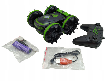 Zdalnie sterowany samochód Amfibia 2,4GHz 4WD RC obracający się o 360°