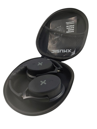 Słuchawki nauszne Bluetooth XMUSIC BTH900 ANC Czarny