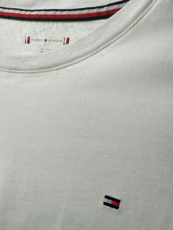 Bluzka chłopięca TOMMY HILFIGER Rozmiar 140/152 BIAŁA