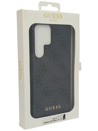 Etui Guess Plecki do Samsung Galaxy s23 Ultra czarny