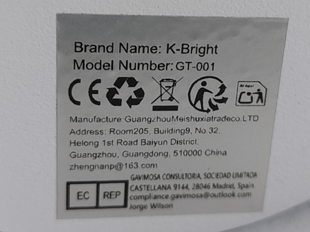 Lampa stołowa LED K-Bright GT-001 3000K 240 lm akumulatorowa