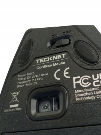 Myszka bezprzewodowa wertykalna TeckNet M012 2000 DPI