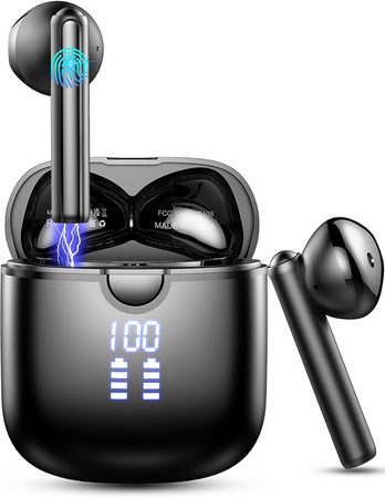 Słuchawki bezprzewodowe Bluetooth 5.3 z mikrofonem IT108 Czarny