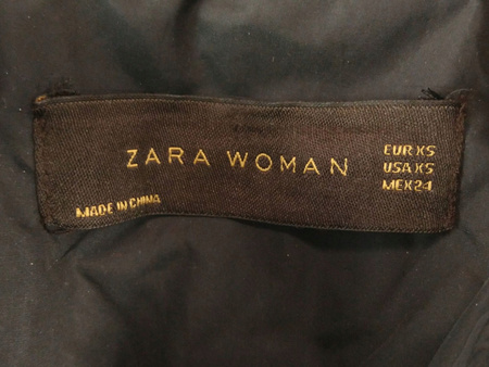 Kurtka damska ZARA Rozmiar XS Czarna