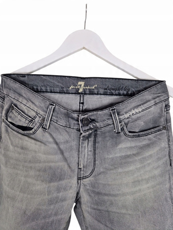 7 for all Mankind Spodnie Damskie Czarne Rozmiar S