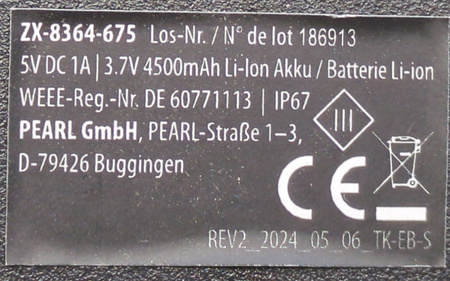Kamera cofania Lescars ZX-8364-675