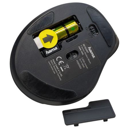 Myszka bezprzewodowa ergonomiczna dla leworęcznych HAMA EMW-500L