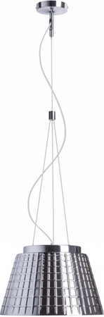 Lampa wisząca STOŻEK Redlux CORONA R12055 E27 Srebrna