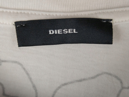 T-Shirt damski DIESEL Rozmiar XS Biały