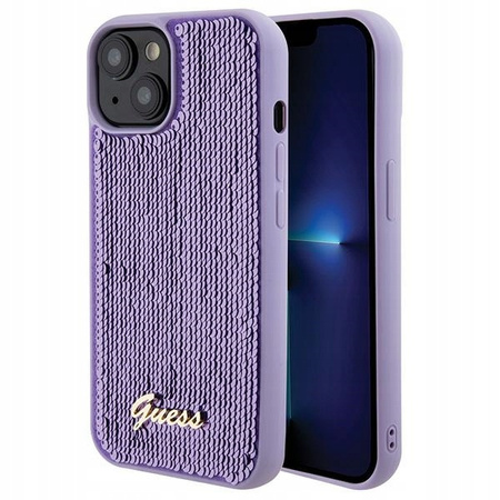 Etui Plecki do Apple iPhone 15 Case Guess fiolet