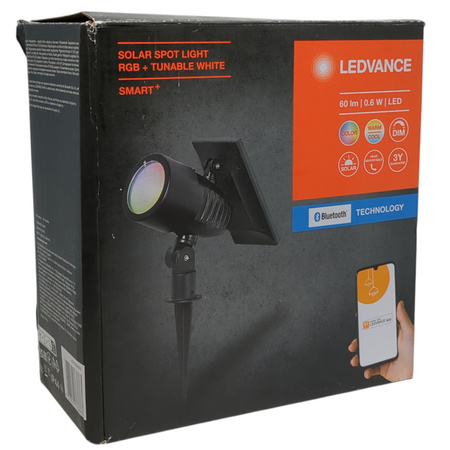 LAMPA LED SOLARNA LIGHT SPOT RGB+TUNABLE SMART LEDVANCE IP44 60lm 0,60W